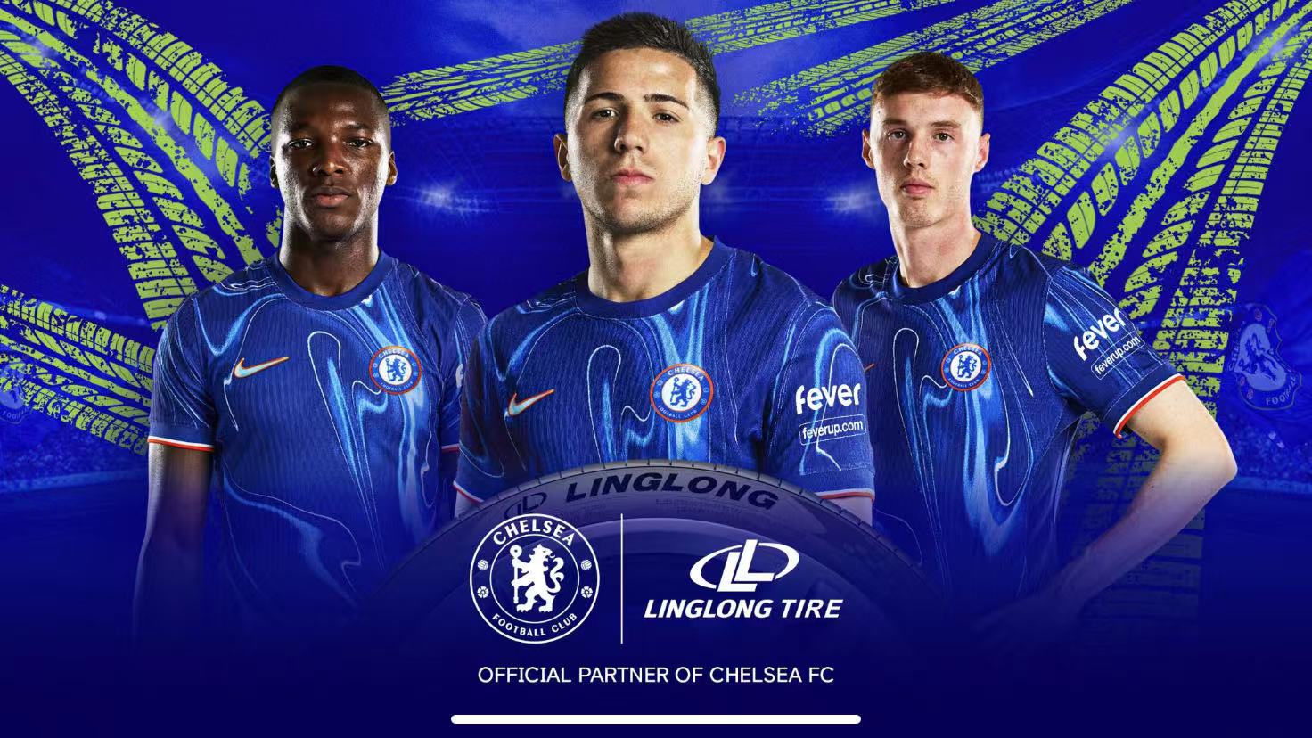 Linglong -renkaasta tulee Chelsea Football Clubin virallinen globaali kumppani